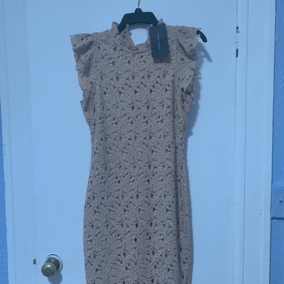 🔥NWT PLUSH EVENING DRESS- ZARA 🔥 - Picture 1 of 4